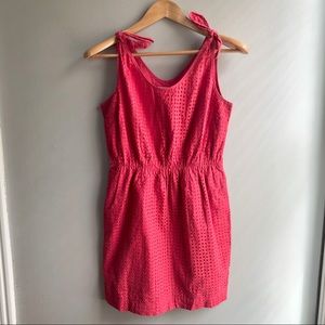 BCBGeneration Pink Tie Shoulder Dress